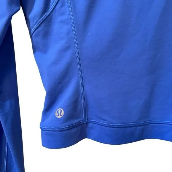Lululemon Womens It’s Rulu Run Size 6 Cropped Half Zip Pullover - Picture 6 of 9